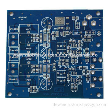 4-layer PCB boards with blue solder mask